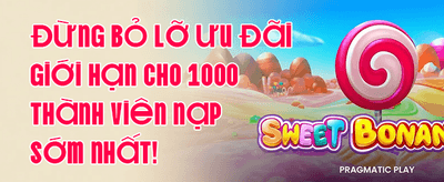 Thưởng Chào Mừng 100% Nạp Đầu promotion